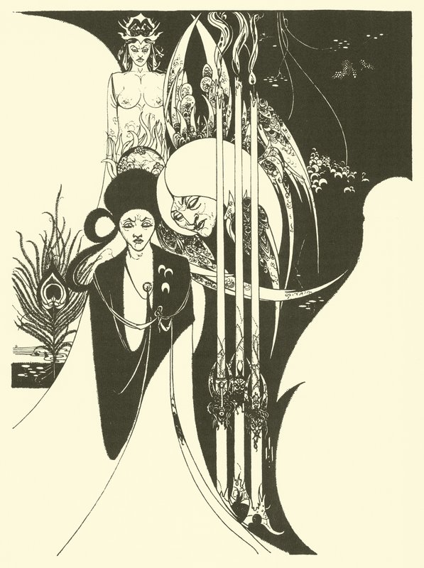 O neoficie i o tym, jak czarna sztuka została mu objawiona przez Somuela autorstwa Aubrey Beardsley