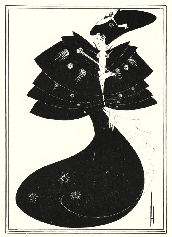 Czarna Przylądek autorstwa Aubrey Beardsley