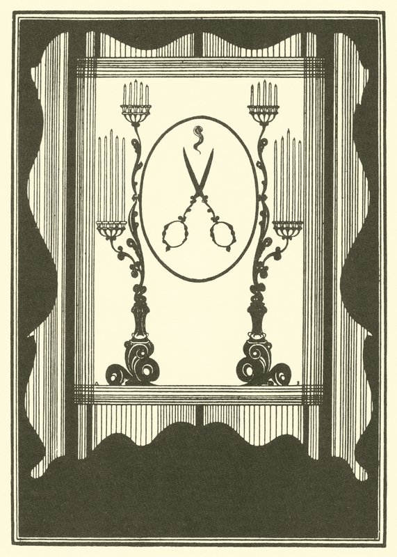 Gwałt na zamku autorstwa Aubrey Beardsley