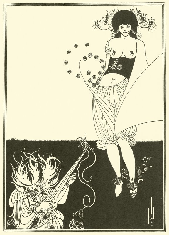 Taniec brzucha autorstwa Aubrey Beardsley