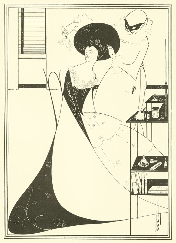 Toaleta Salome autorstwa Aubrey Beardsley