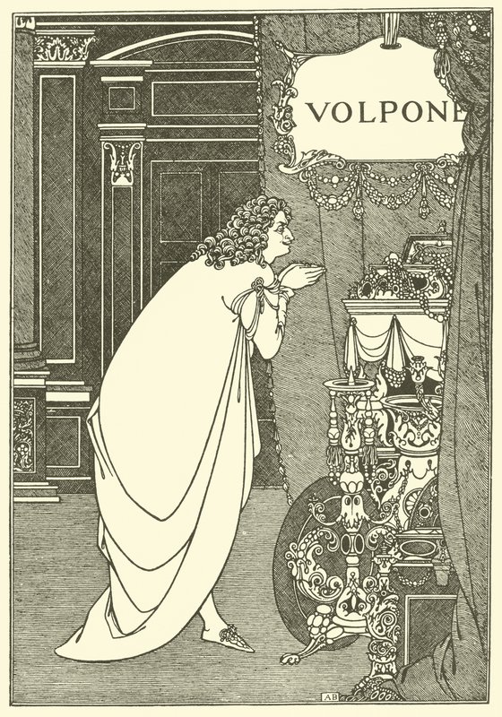 Volpone autorstwa Aubrey Beardsley