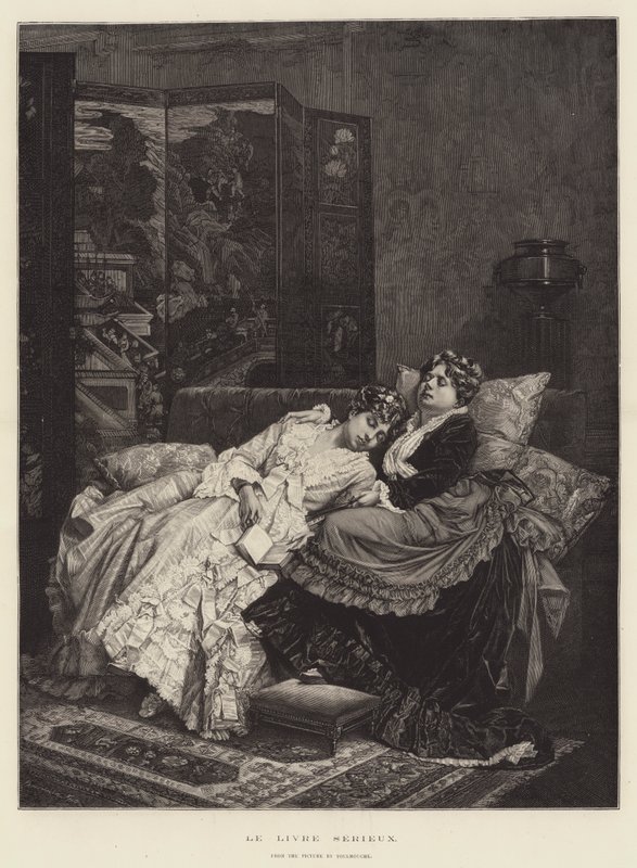 Poważna Księga autorstwa Auguste Toulmouche