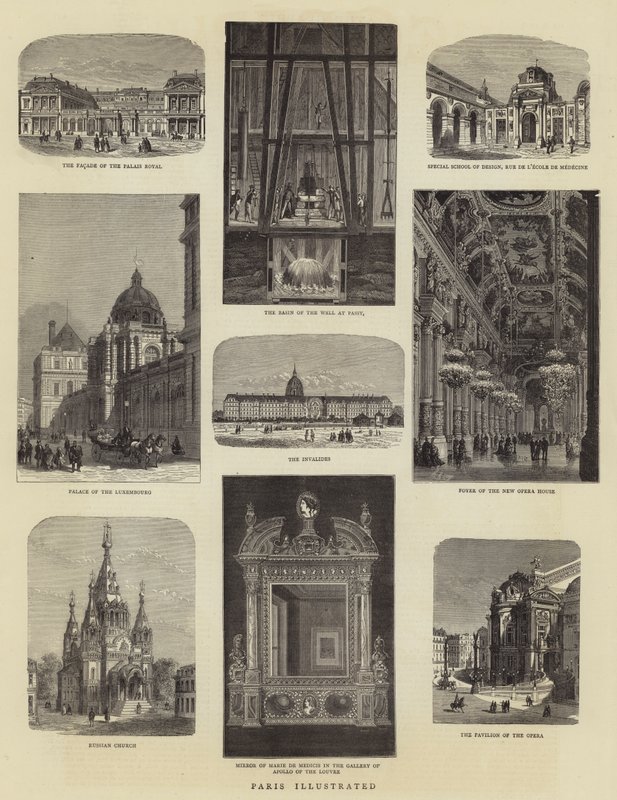 Ilustrowany Paryż autorstwa Auguste Victor Deroy