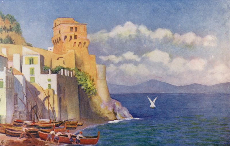 Cetara (druk kolorowy) autorstwa Augustine Fitzgerald