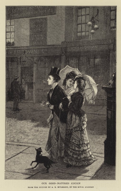 Nasz dobroduszny kuzyn autorstwa Augustus Edward Mulready