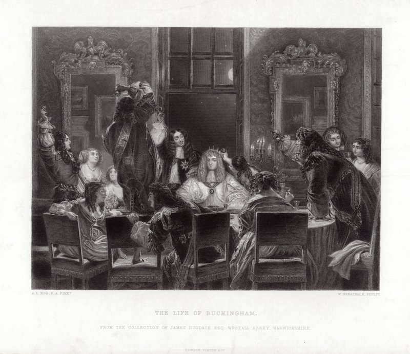 George Villiers, książę Buckingham autorstwa Augustus Leopold Egg