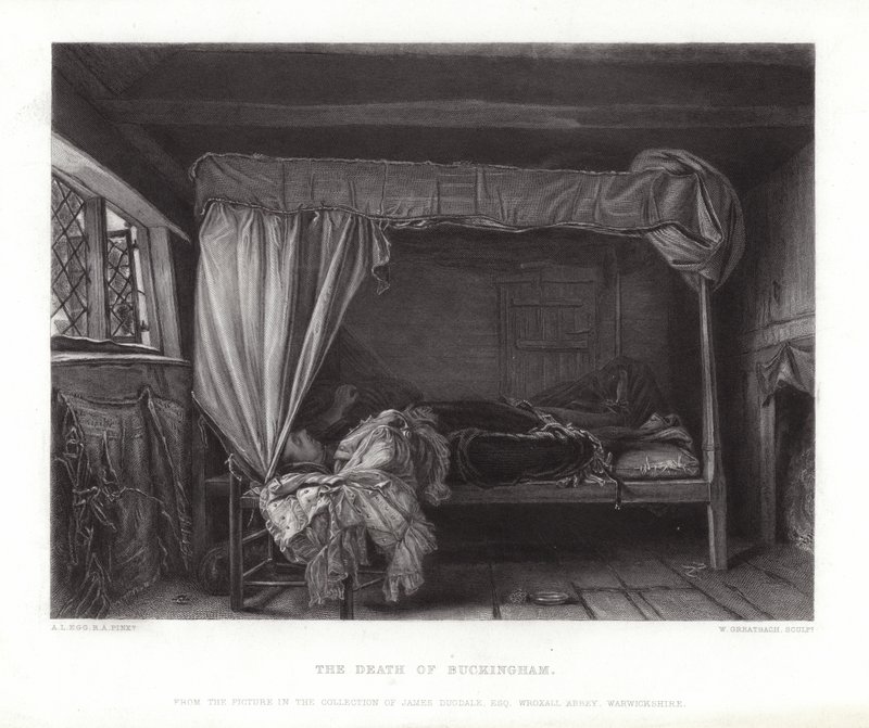 Śmierć Buckinghama autorstwa Augustus Leopold Egg