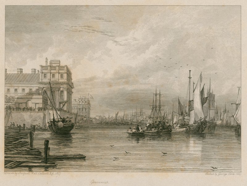 Greenwich, Londyn autorstwa Augustus Wall Callcott