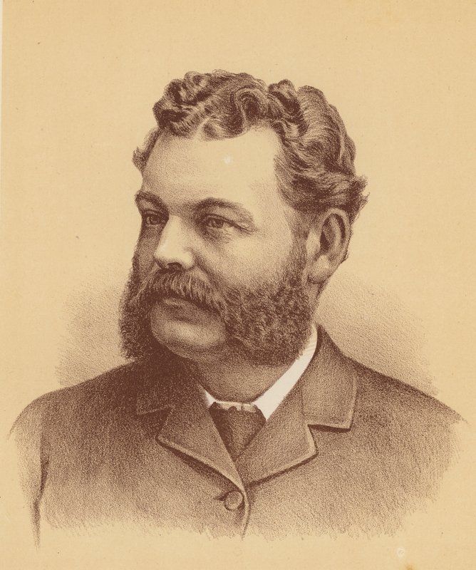 Anthony Hordern, Esquire (kolorowa litografia) autorstwa Australian School