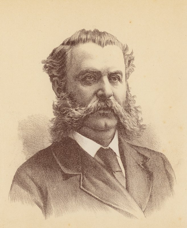 Kapitan Frederic Henry Trouton (kolorowa litografia) autorstwa Australian School