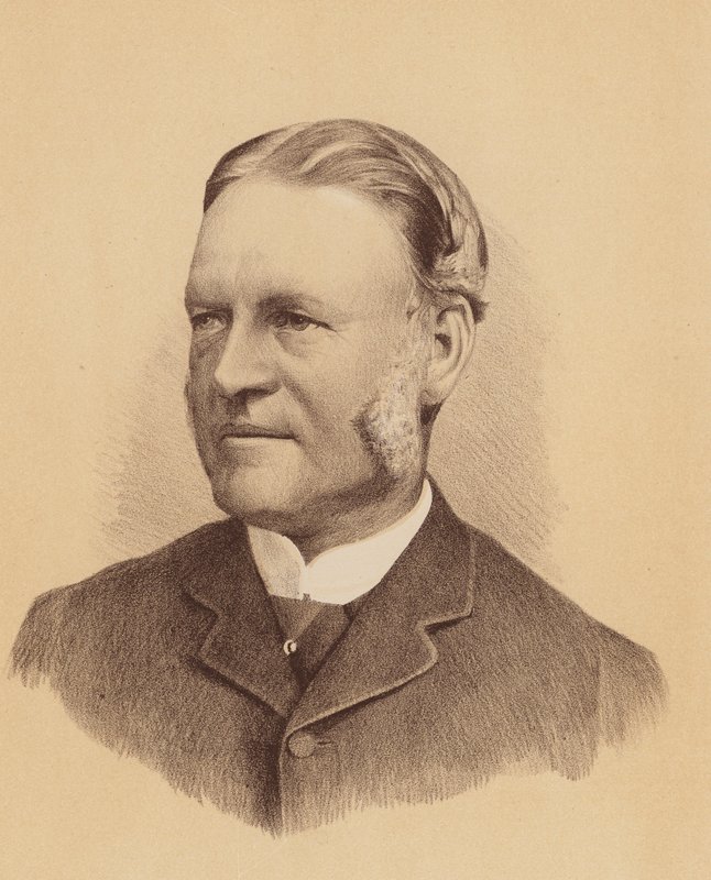 George Allen Mansfield (kolorowa litografia) autorstwa Australian School