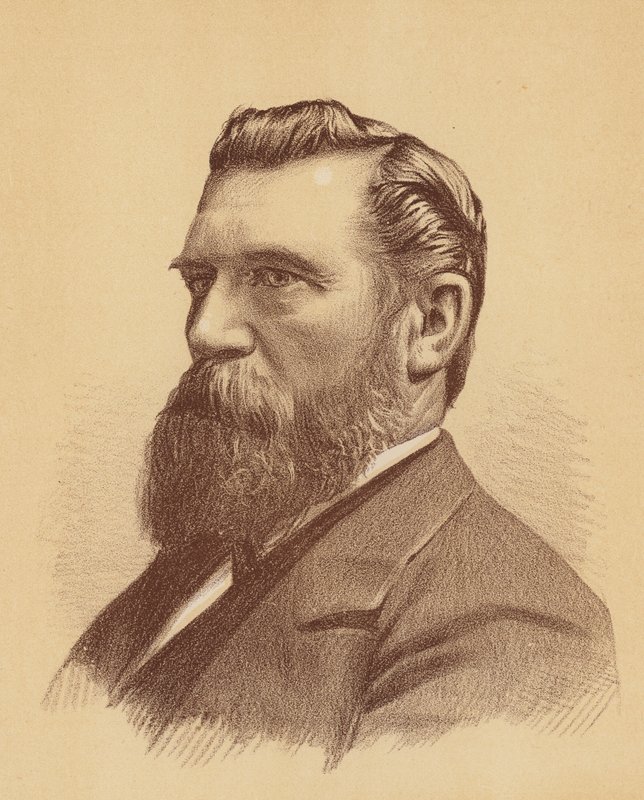 James Rutherford, Esquire (kolorowa litografia) autorstwa Australian School