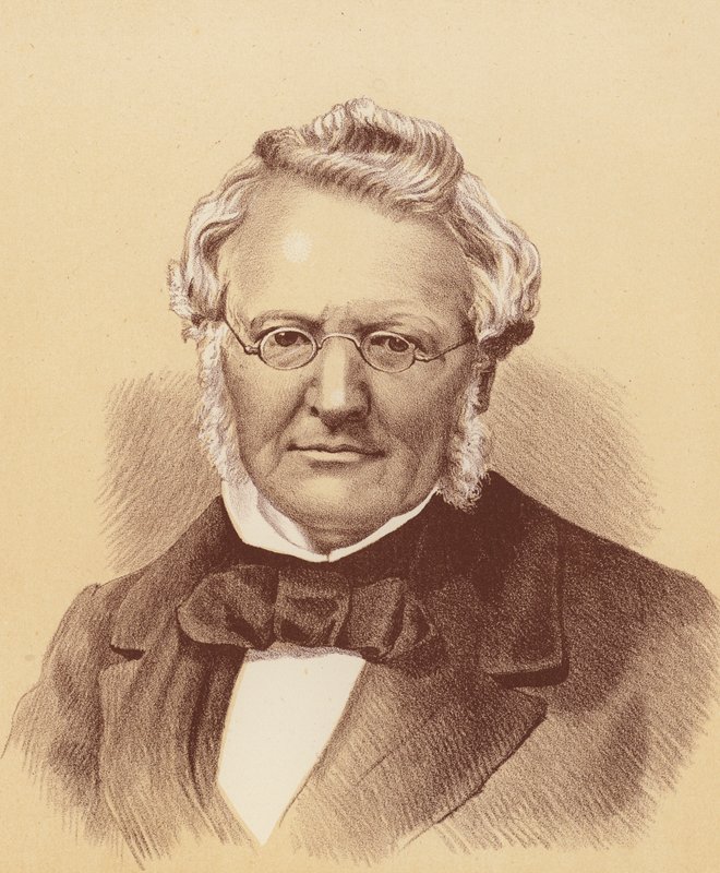 Szanowny David Jones (kolorowa litografia) autorstwa Australian School