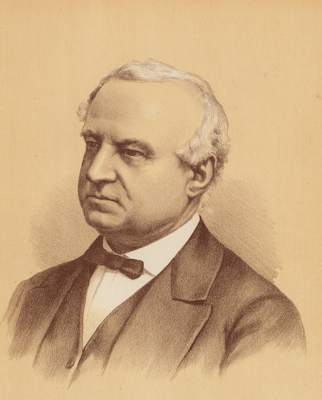 Czcigodny George William Lord (kolorowa litografia) autorstwa Australian School