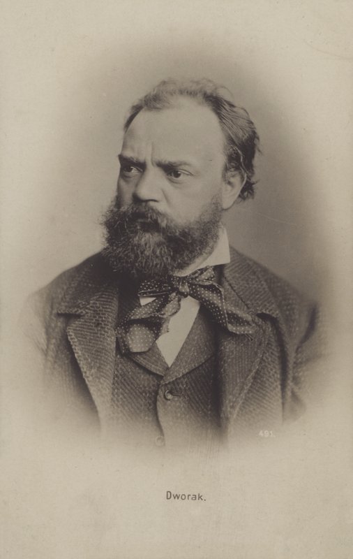 Antonin Dvorak, czeski kompozytor autorstwa Austrian Photographer