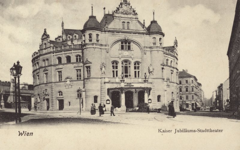 Teatr Miejski z okazji Jubileuszu Cesarzy, Wiedeń autorstwa Austrian Photographer
