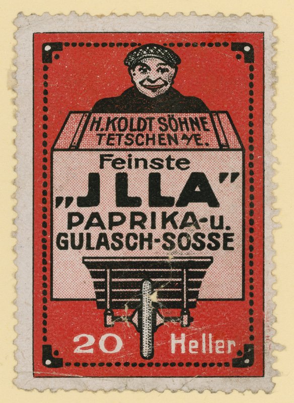 Reklama Jlla paprykowo-gulaszowego sosu autorstwa Austrian School