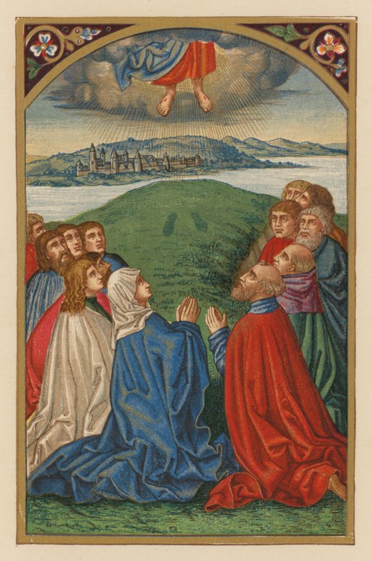 Wniebowstąpienie DN J Chr (chromolit) autorstwa Austrian School