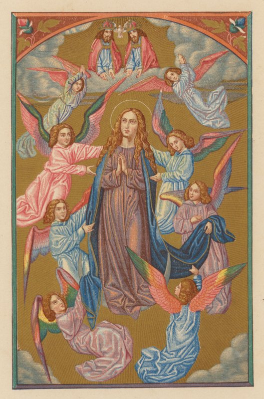 Wniebowzięcie B Maryi (chromolit) autorstwa Austrian School