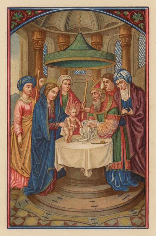 Obrzezanie Pana (chromolith) autorstwa Austrian School