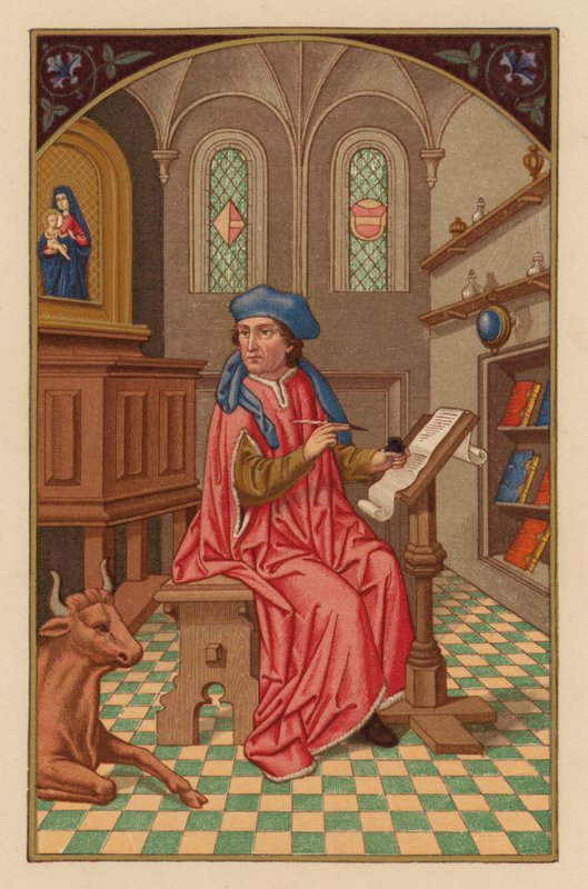 Lucas, Evang (chromolitho) autorstwa Austrian School