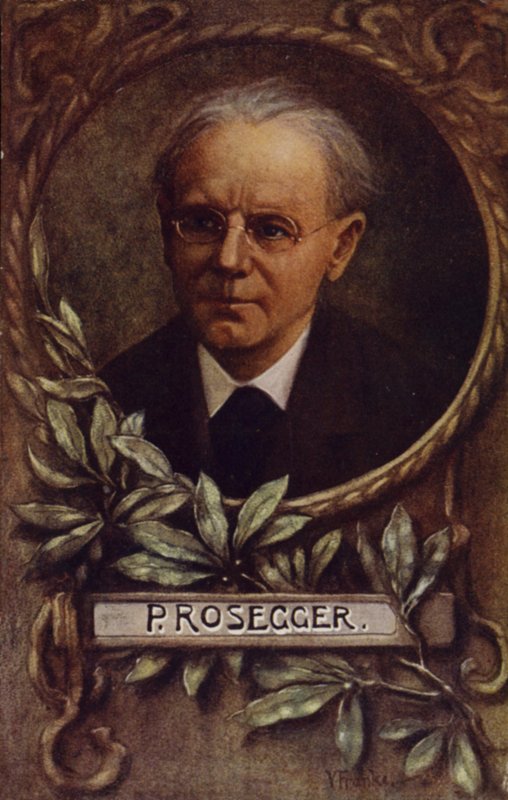 Portret Petera Roseggera autorstwa Austrian School