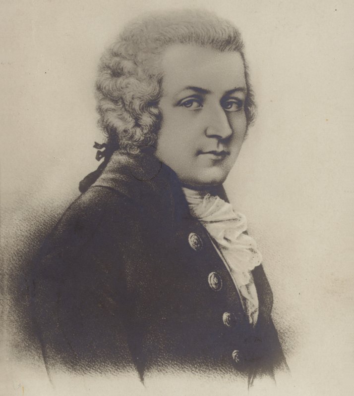 Portret Wolfganga Amadeusza Mozarta autorstwa Austrian School