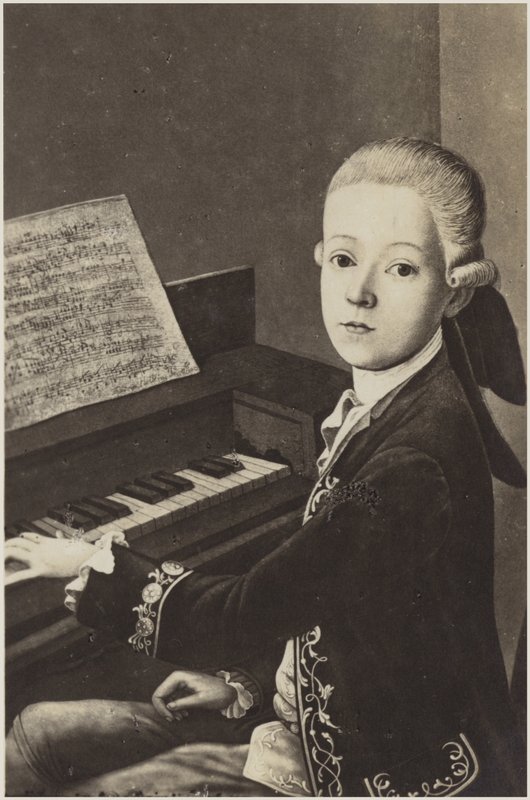 Portret Wolfganga Amadeusza Mozarta autorstwa Austrian School