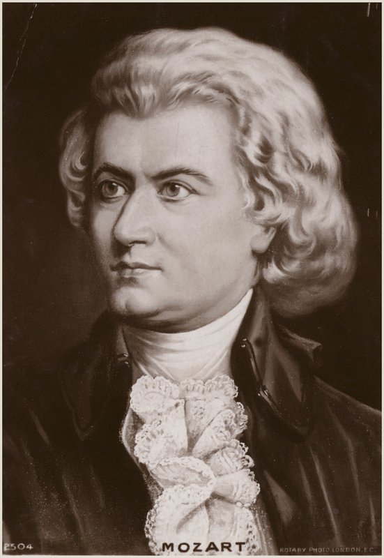 Portret Wolfganga Amadeusza Mozarta autorstwa Austrian School