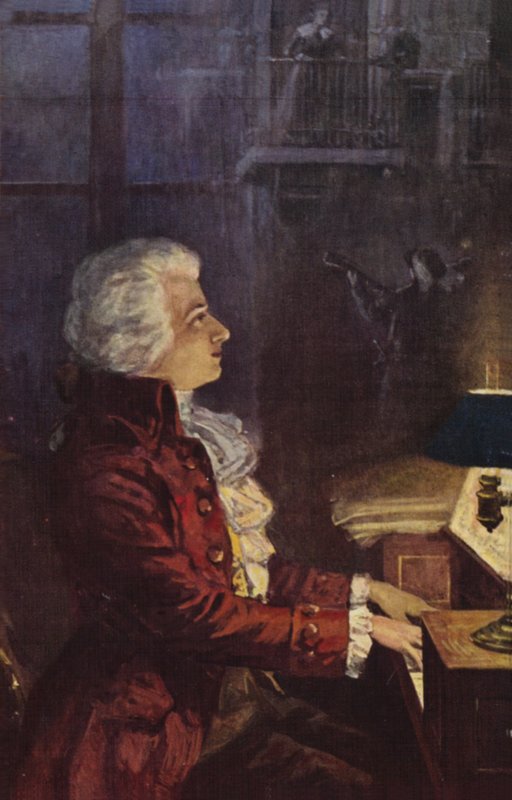 Portret Wolfganga Amadeusza Mozarta autorstwa Austrian School