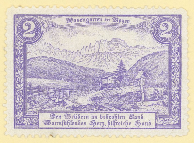 Rosengarten, niedaleko Bozen, Austria autorstwa Austrian School