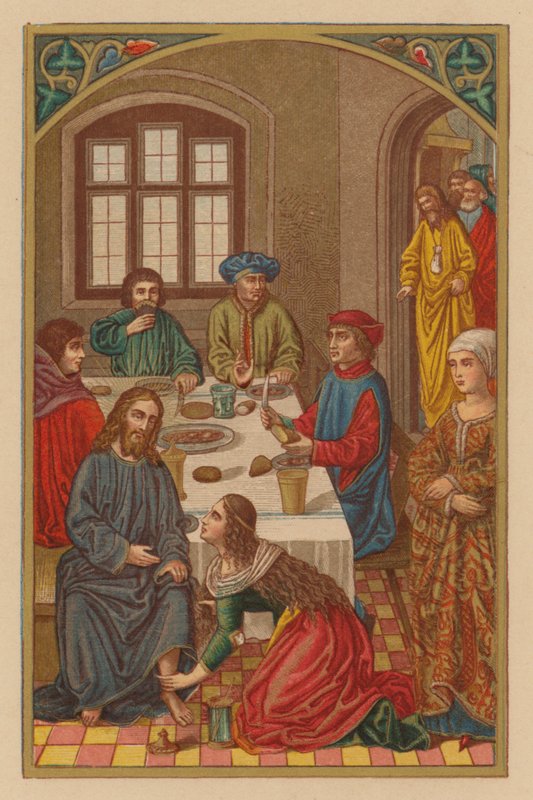 S Maria Magdalena (chromolit) autorstwa Austrian School