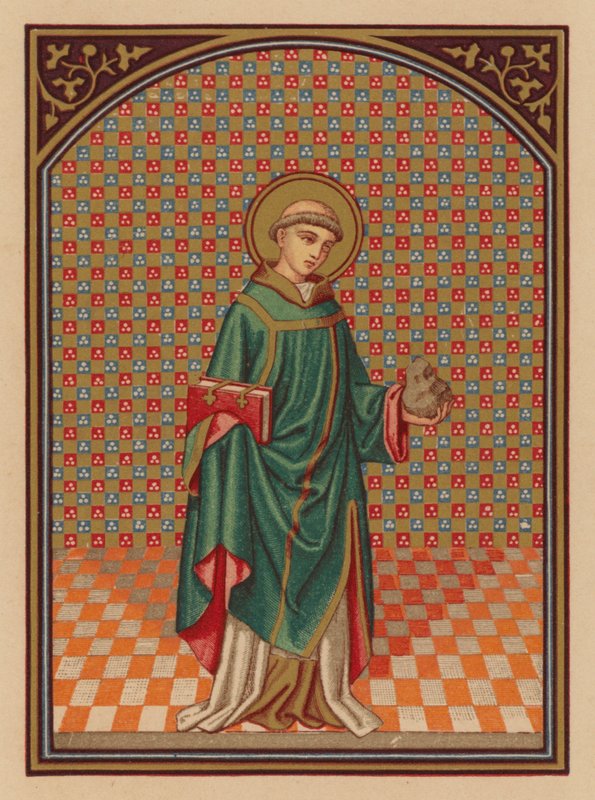 Święty Szczepan (chromolit) autorstwa Austrian School