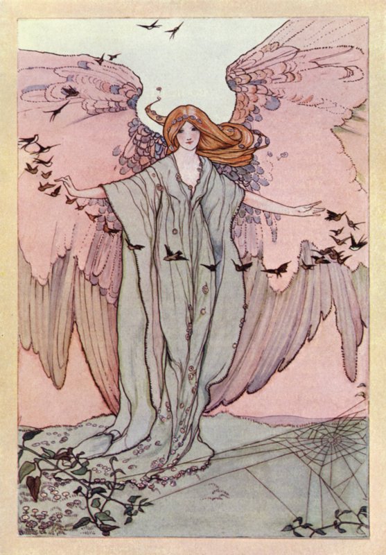 John Keats: Imitacja Spensera (kolor lito) autorstwa Averil Mary Burleigh