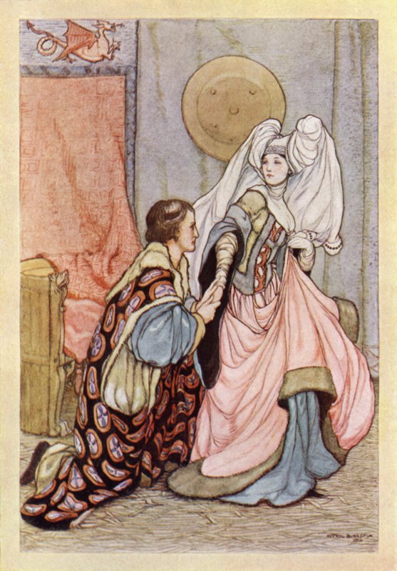 John Keats: Oda o melancholii (kolor lito) autorstwa Averil Mary Burleigh