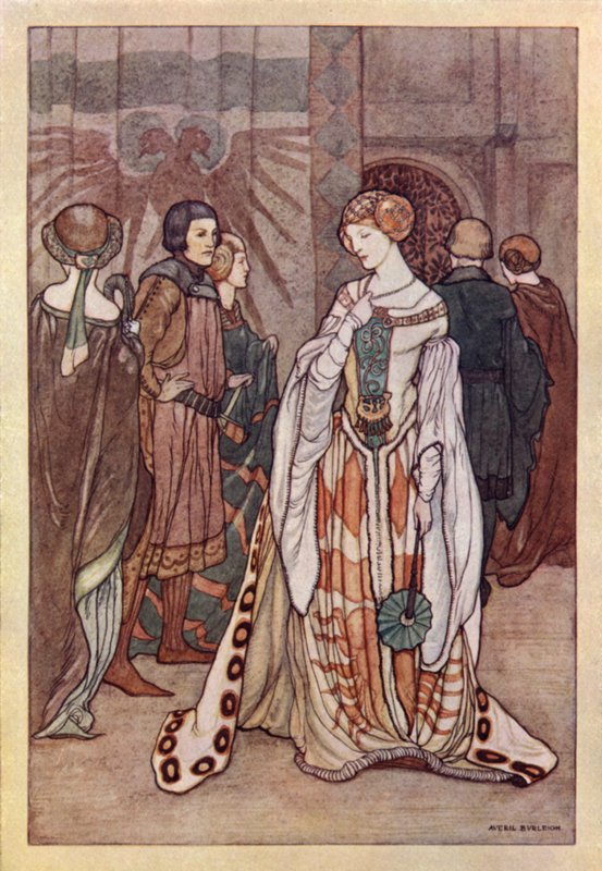 John Keats: The Eve Of St Agnes (kolor lito) autorstwa Averil Mary Burleigh
