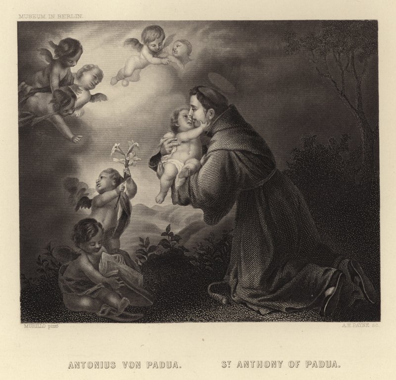 Św. Antoni z Padwy autorstwa Bartolomé Esteban Murillo