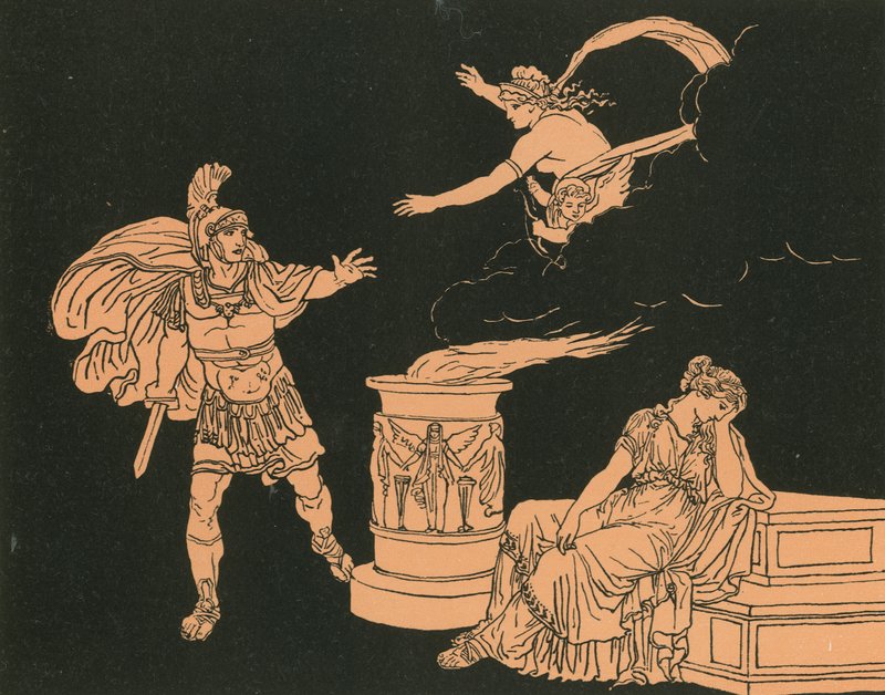 Eneasz i Helena autorstwa Bartolomeo Pinelli