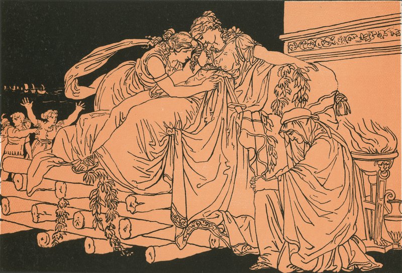 Dydona na stosie pogrzebowym autorstwa Bartolomeo Pinelli