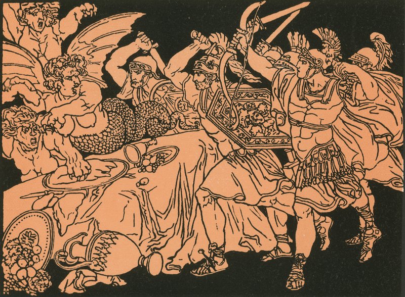 Harpie autorstwa Bartolomeo Pinelli