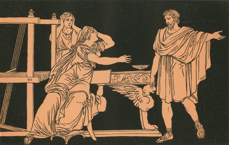 Eurialo motina gavo žinią apie jo mirtįpoli autorstwa Bartolomeo Pinelli