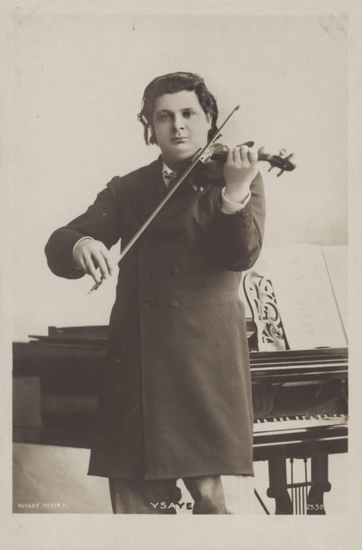 Eugene Ysaye, belgijski skrzypek, kompozytor i dyrygent autorstwa Belgian Photographer