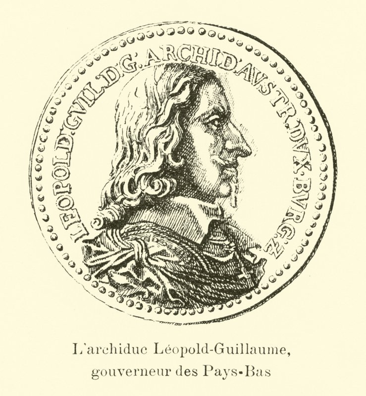 Arcyksiążę Leopold Wilhelm Austrii, gubernator Holandii autorstwa Belgian School