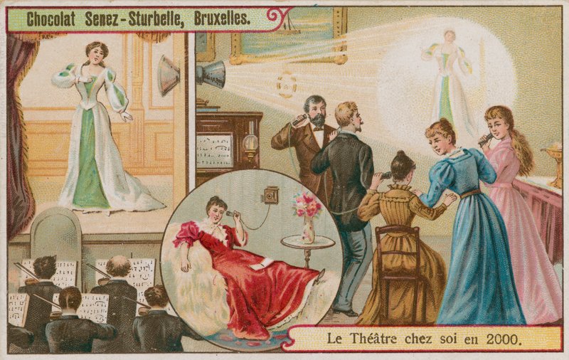 Cieszenie się teatrem we własnym domu w 2000 roku autorstwa Belgian School