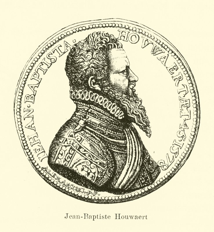Johan Baptista Houwaert, flamandzki pisarz autorstwa Belgian School