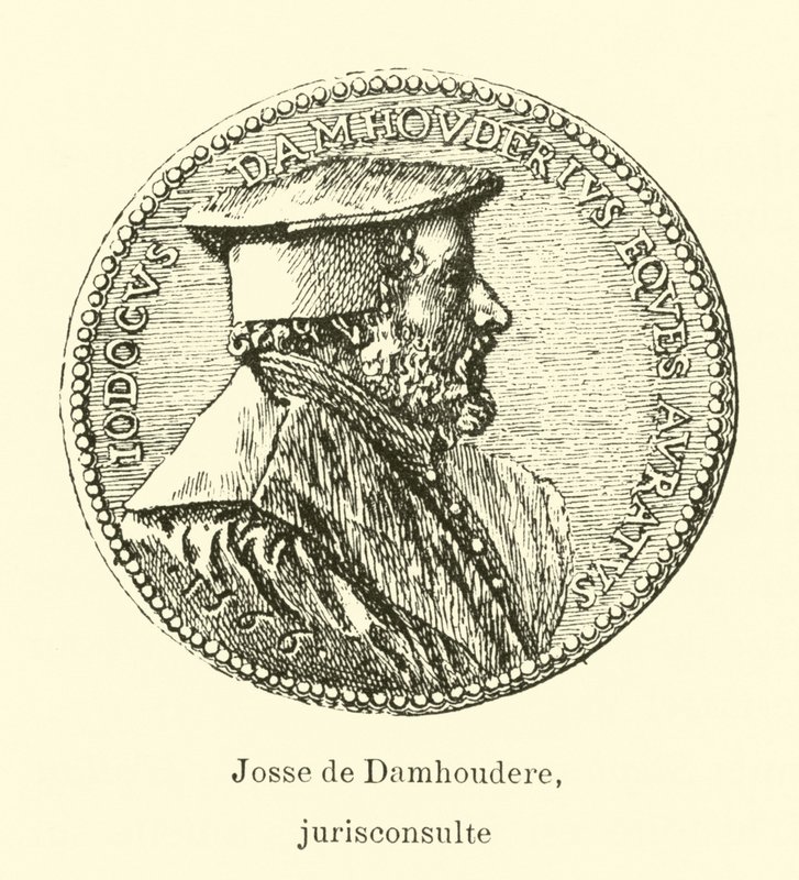Joos de Damhouder, flamandzki prawnik autorstwa Belgian School