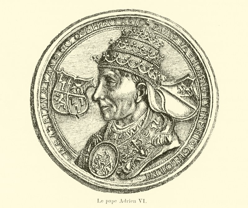 Papież Adrian VI autorstwa Belgian School
