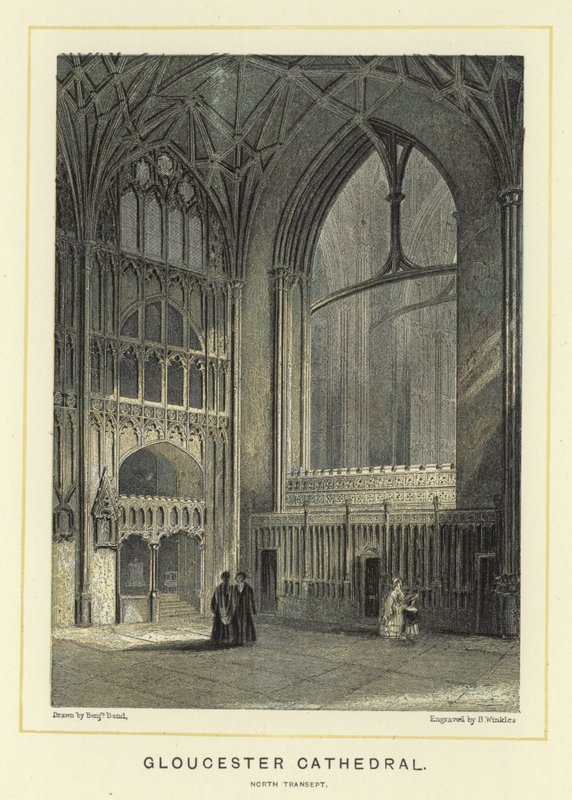 Katedra w Gloucester, północny transept autorstwa Benjamin Baud