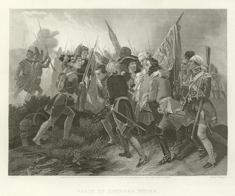 Śmierć generała Wolfe autorstwa Benjamin West
